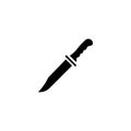 Knife vector icon Royalty Free Stock Photo